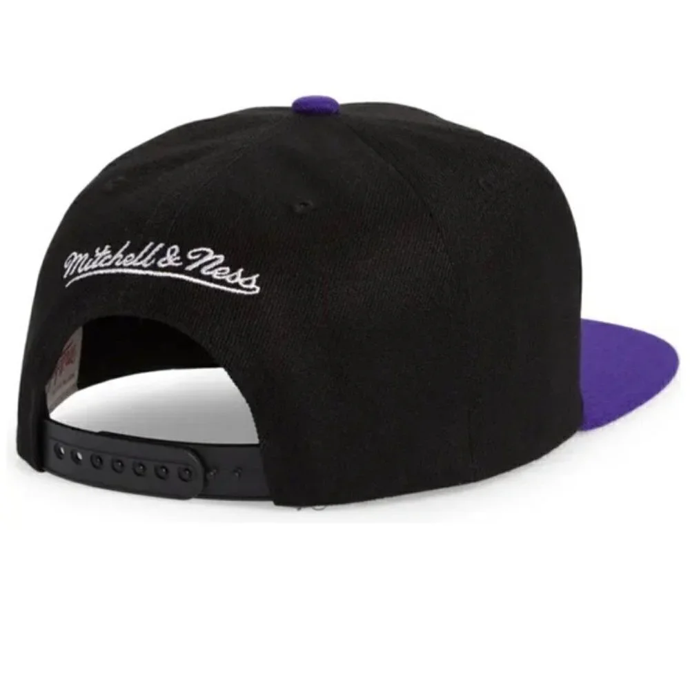 Mitchell & Ness NBA Core L.A. Lakers Snapback Baseball Cap Adjustable